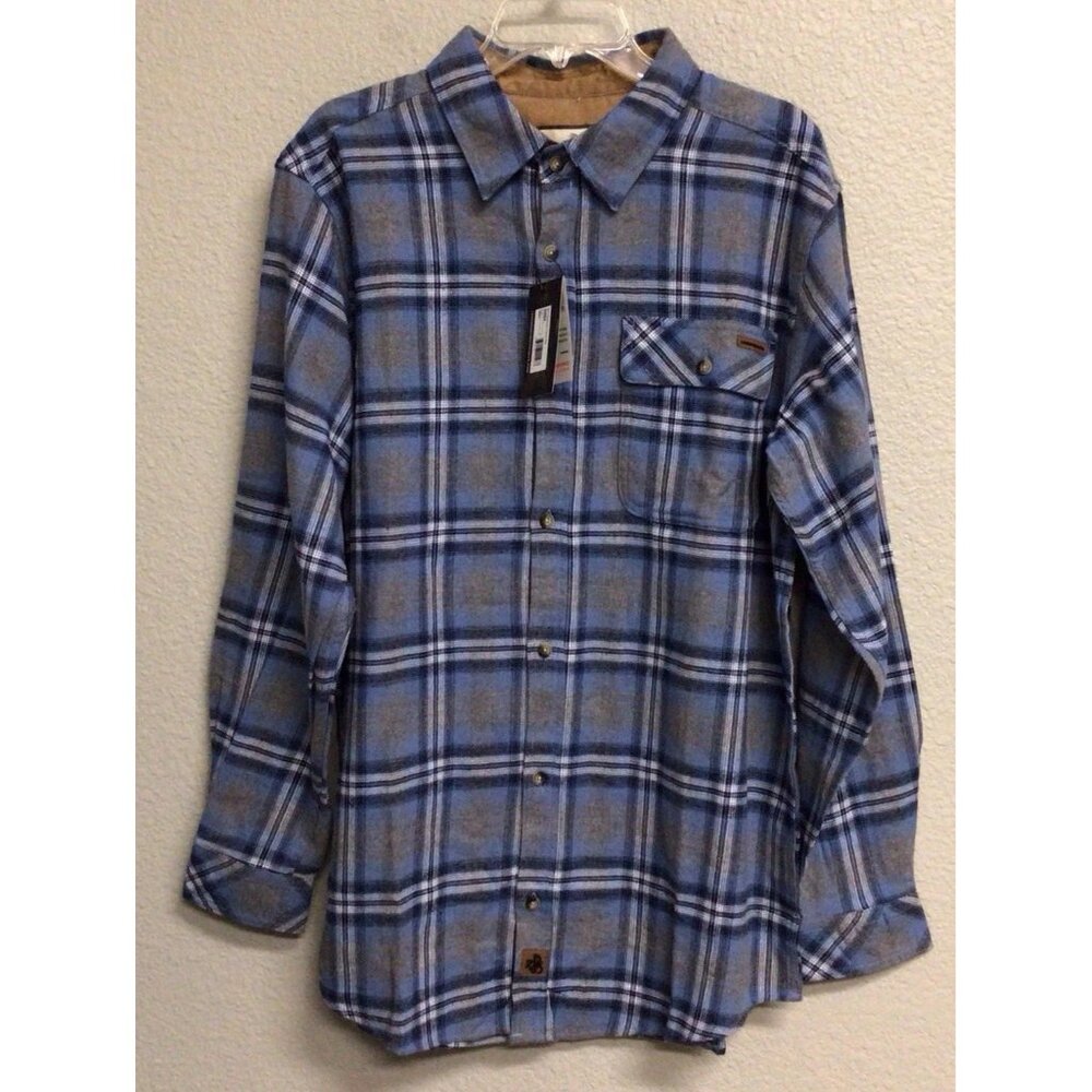Legendary Whitetails Buck Camp Flannel Shirt Plaid Long Sleeve Mens XL Tall NEW